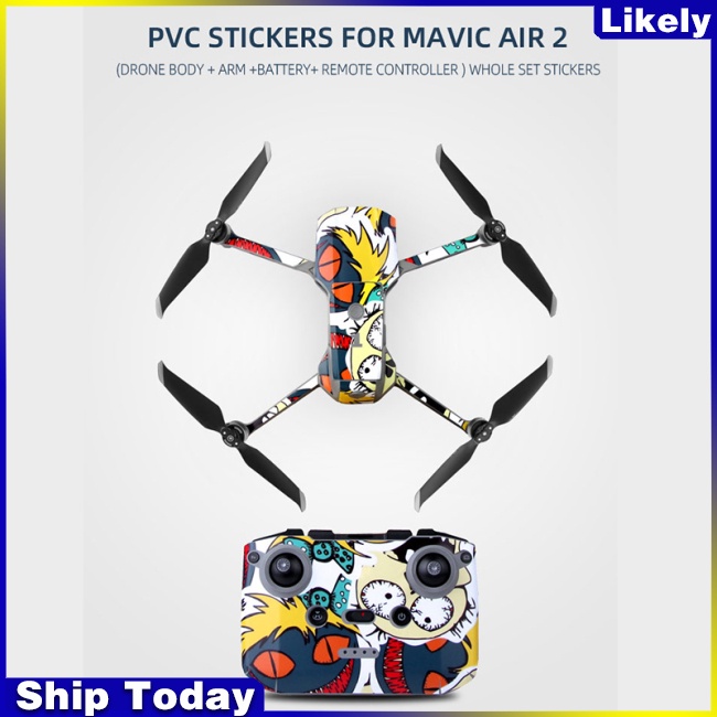 Miếng Dán PVC Chống Thấm Nước Chống Trầy Bảo Vệ Cho Mavic Air 2
