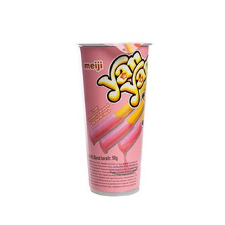 Bánh que vị dâu Yan Yan cốc 50g