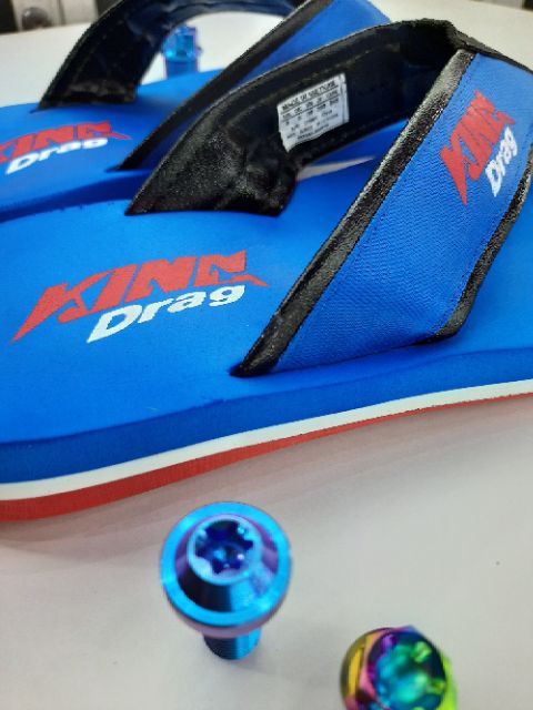 Dép kẹp nam King Drag Xanh size 38 - 42