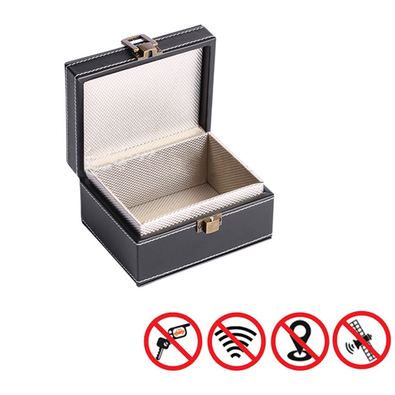 Hộp Đựng Chìa Khóa Xe Hơi Bằng Da PU Chống Trộm