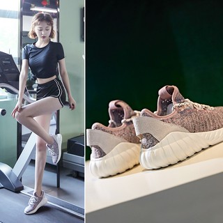 GIÀY THỂ THAO NỮ HỒNG XÁM SIZE 37