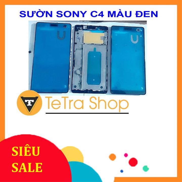 SƯỜN SONY C4 MÀU ĐEN
