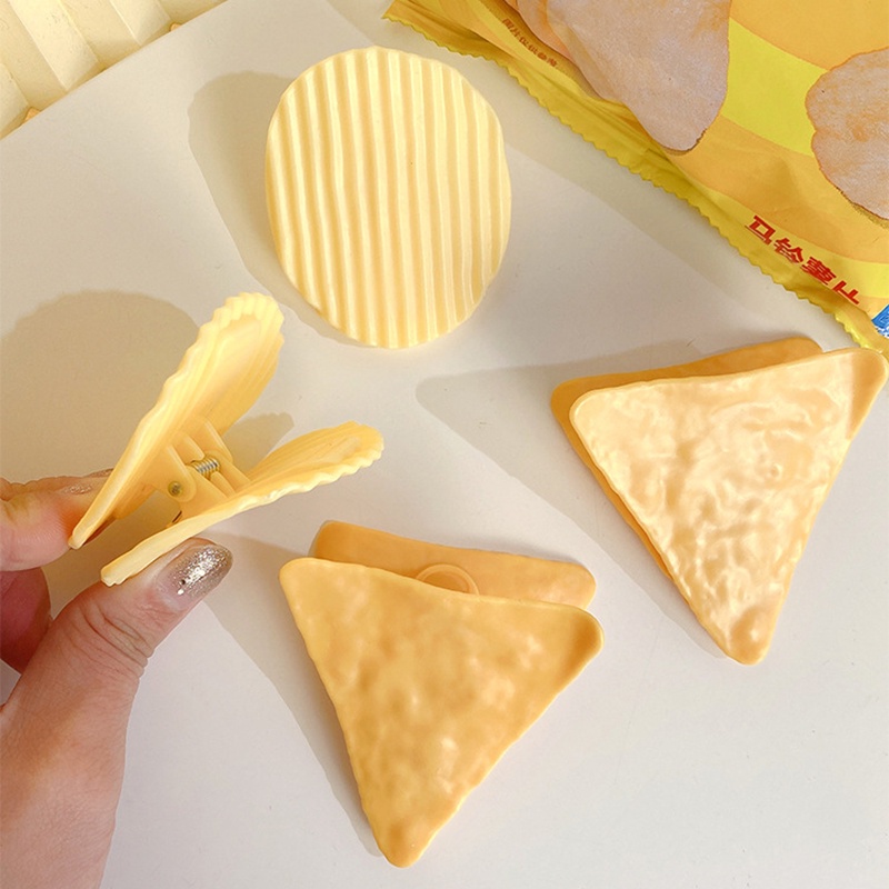 Kẹp Bịt Kín Túi Đựng Đồ Ăn Vặt Hình Bánh Snack Sáng Tạo Dễ Thương