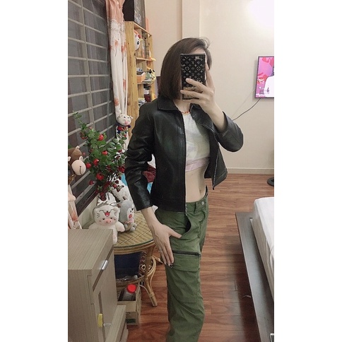 Khoác da DG da thật