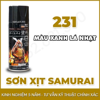 Chai Sơn Samurai Màu Xanh Lá Nhạt 231