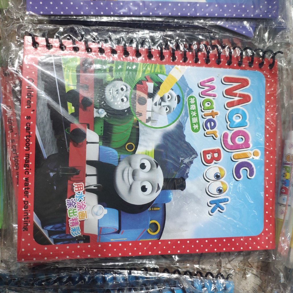 Tranh Tô Màu Nước Ma Thuật Tự Xóa, Tập Tô Thần Kỳ, Magic Water Book Cho Bé Nhiều Chủ Đề Momokids