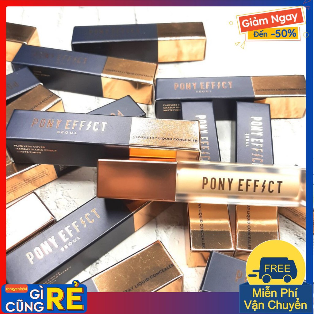 [Hàng xịn] Kem che khuyết điểm Pony Effect coverstay Concealer( có Bill)