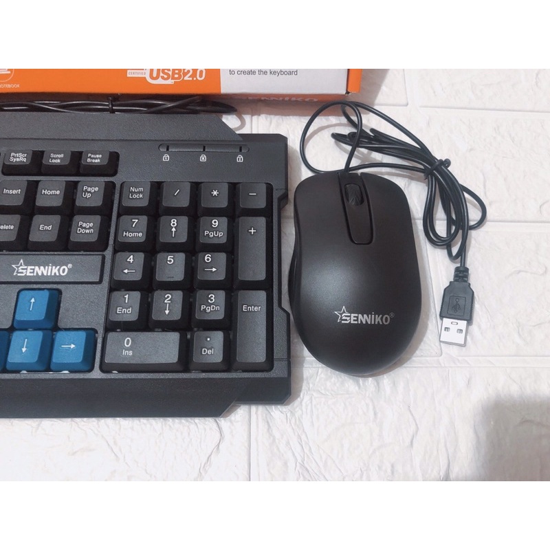 Bộ Phím Chuột Văn Phòng Senniko K88 Siêu Bền ,Đẹp