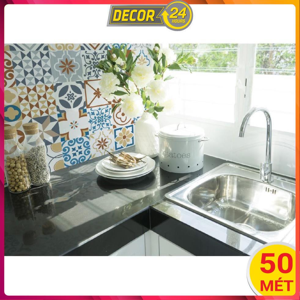 Cuộn 50 mét decal gạch bông hà nội DGB-008 - Giá sỉ