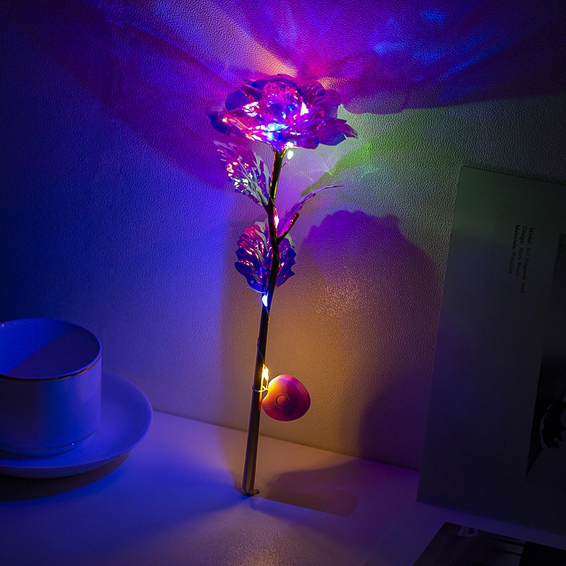 Hoa Hồng Vàng 24K Nhân Tạo Dùng Làm Quà Tặng