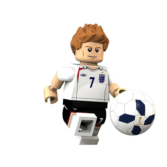 Khối lego lắp ráp hình cầu thủ World Cup độc đáo