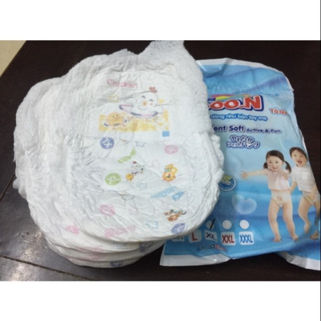 Combo 100 tã quần Goon slim size M(hàng trần)