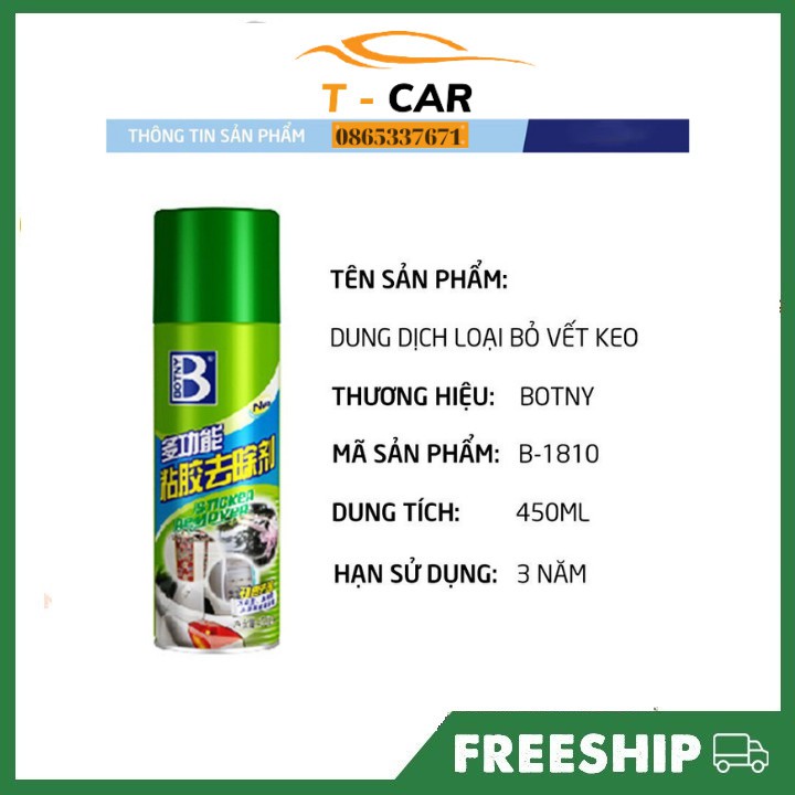 Tẩy Keo 3M ❤️FREESHIP❤️ Tẩy Keo 3M ,Nhựa Đường ,Vết Băng Dính Botny | Đánh Sạch Vết Bẩn Dễ Dàng !