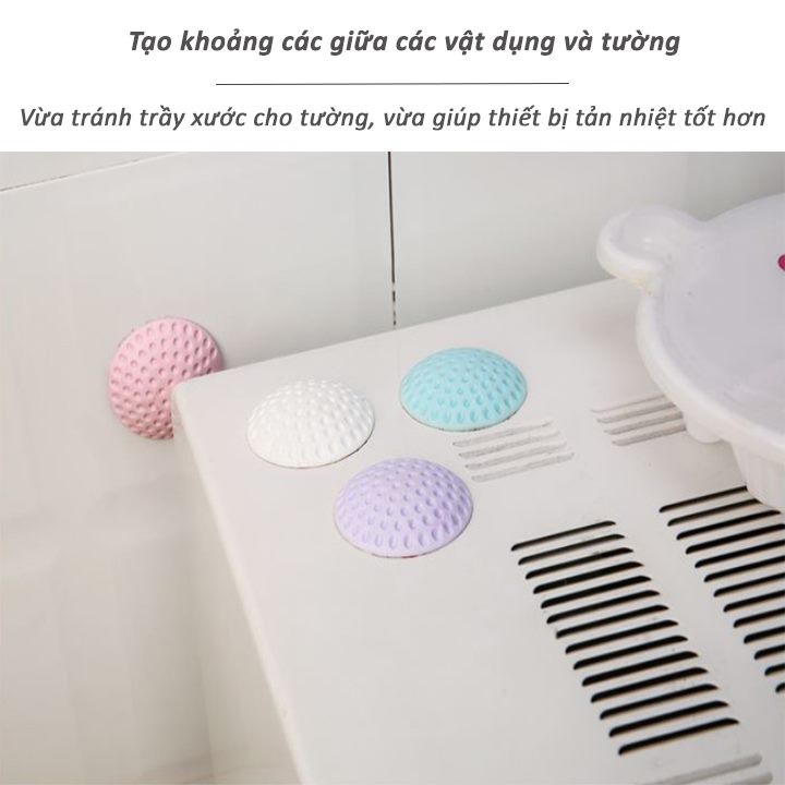 Combo 2 Miếng Dán Silicon Tròn Chống Va Đập Cửa Đa Năng_MC495