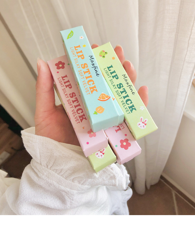 Son Môi Dưỡng Ẩm Lâu Trôi Chống Thấm Nước Màu Nhung Mờ Thời Trang Mờ / matte