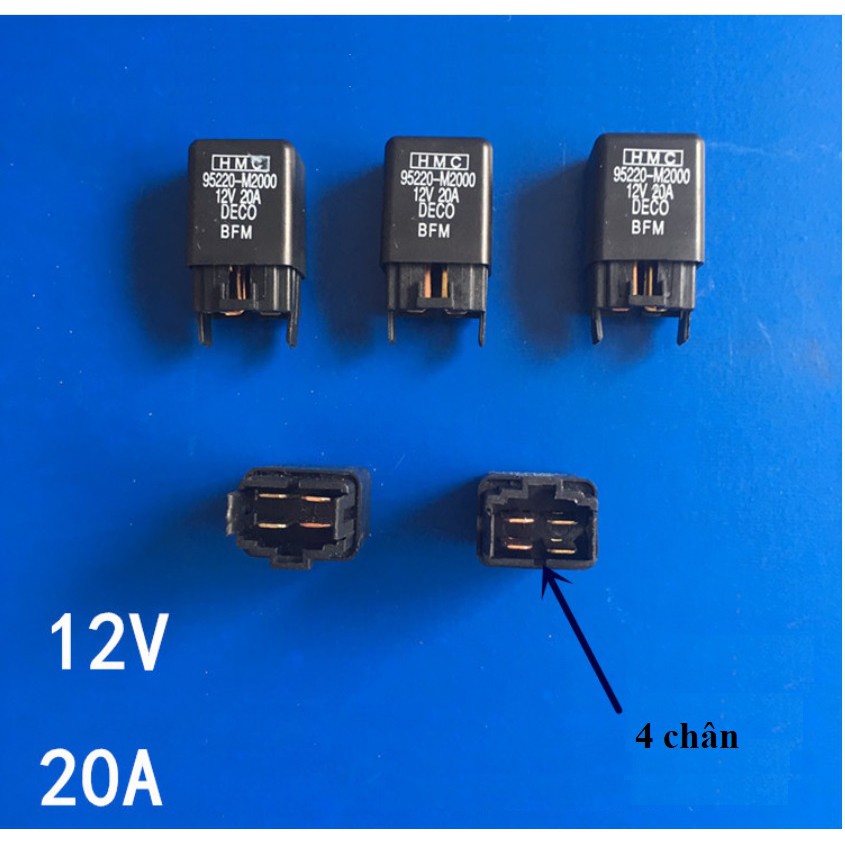 RELAY (ROLE) DECO 4CHAN 12V 20A