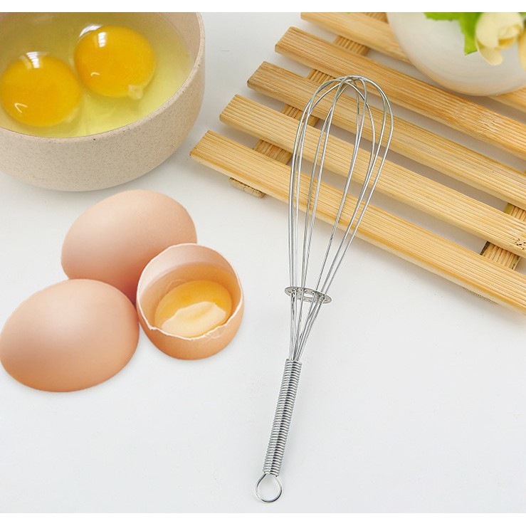 Dụng cụ đánh trứng cầm tay bằng thép không gỉ tiện dụng chất lượng cao
