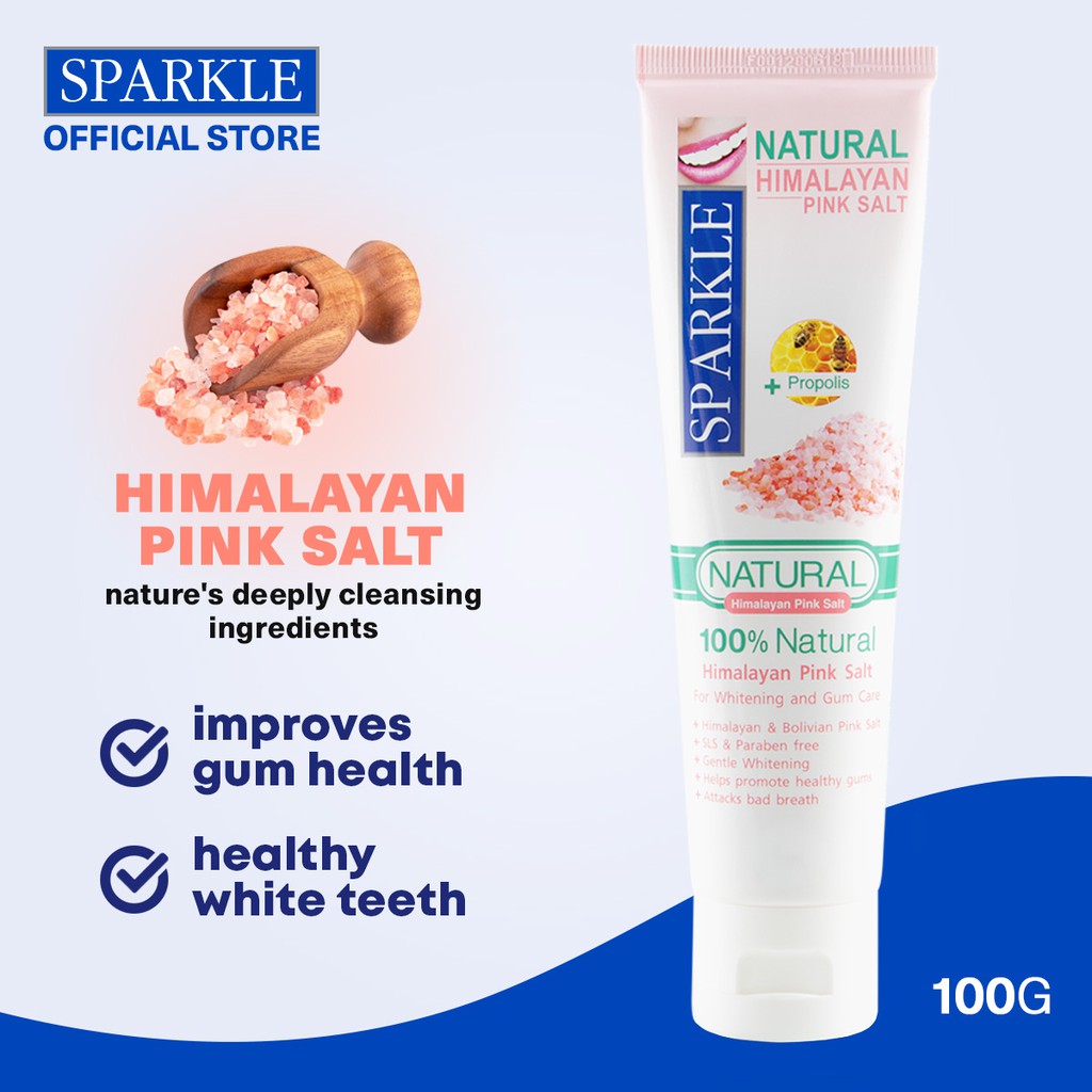 Kem Đánh Răng Bảo Vệ Nướu Sparkle Muối Hồng Thái Lan 100g