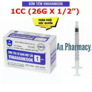 Bơm kim tiêm 1cc 1ml vinahankook