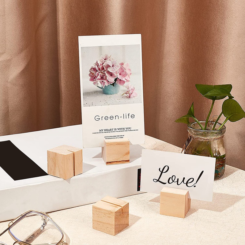 Set 20 Giá Gỗ Để Thẻ Tên Đánh Dấu Số Bàn Tiện Lợi