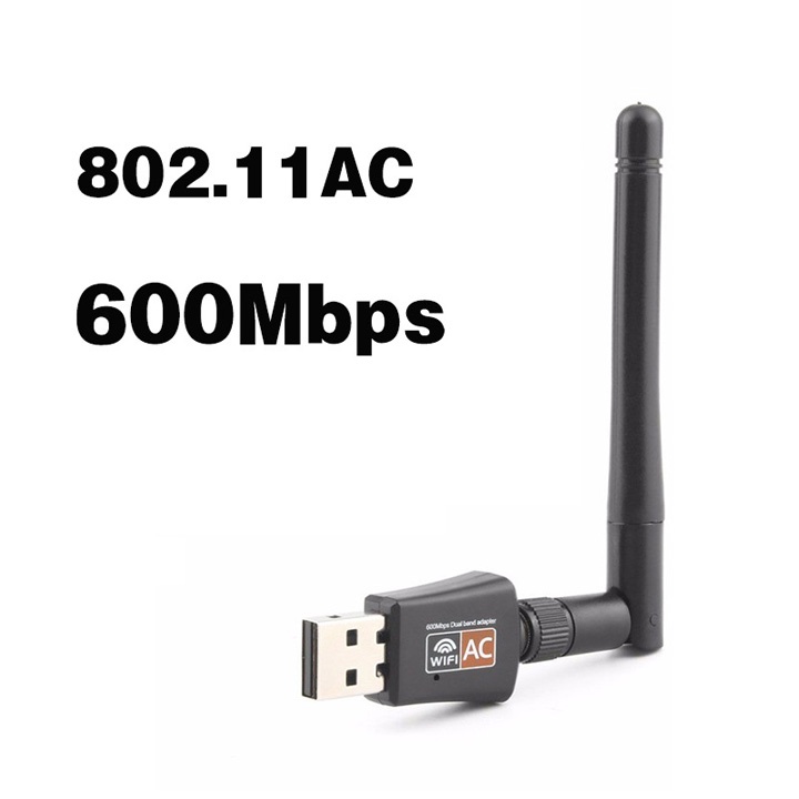 USB thu wifi chuẩn AC 600Mbps