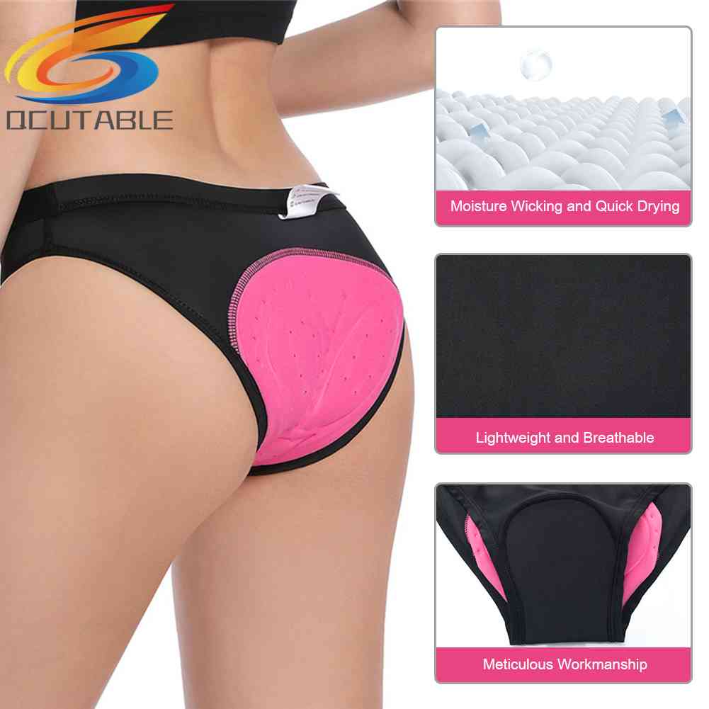 Quần Lót Có Mút Đệm Gel 3D Dành Cho Nữ Chạy Xe Đạp Thể Thao