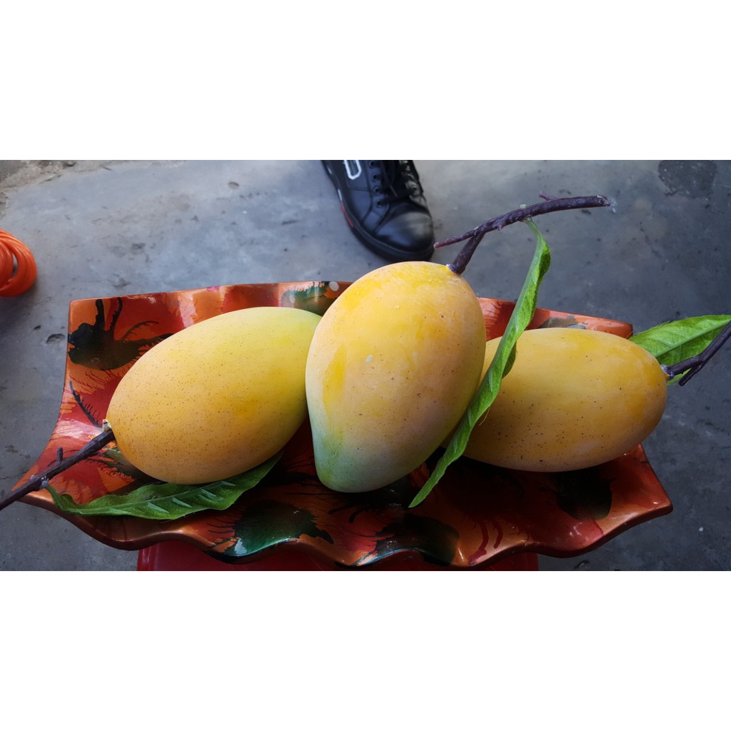 1 Trái xoài giả - Trái cây giả - Hương Flower