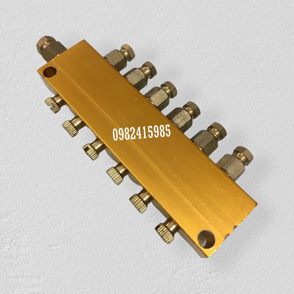 Bộ chia dầu mỡ bôi trơn TK-2 /TK-3/  TK-4  /TK-5  /TK-6 / TK-7 /TK-8  /TK-9   có điều chỉnh lưu lượng