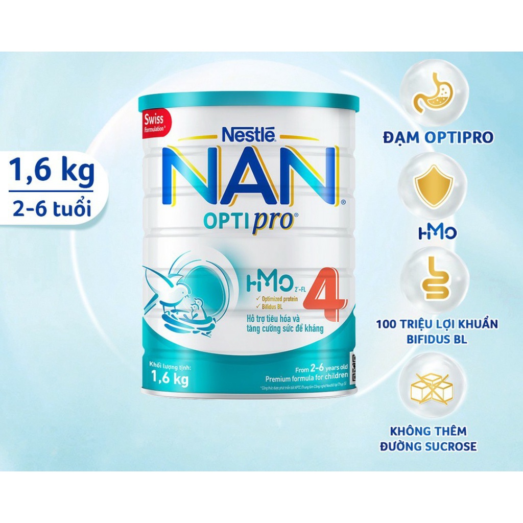 Date 2025 - Tặng Quà - Sữa Bột Nestlé NAN Optipro Plus 4