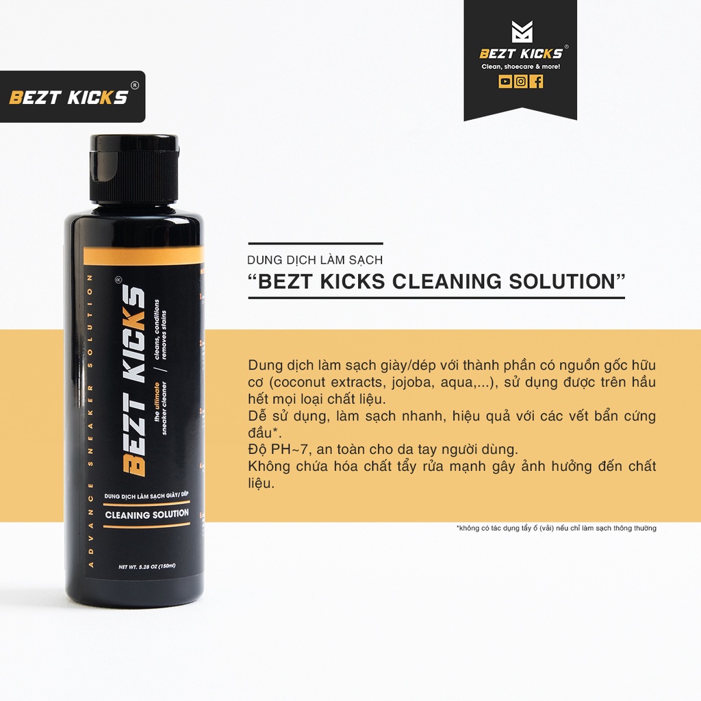 Bộ làm sạch giày Bezt Kicks Ultimate Sneaker Cleaner.