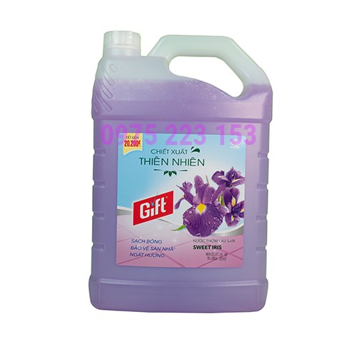 Can nước lau sàn Gift 3,8kg Sạch Nhà ,thơm lâu
