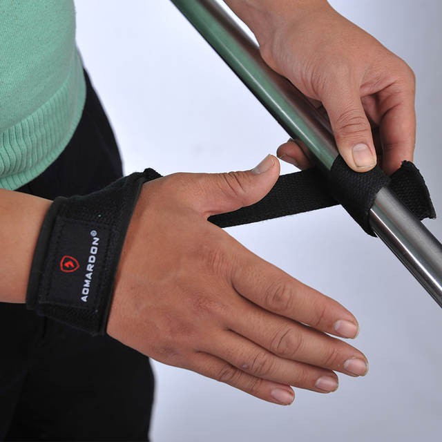 Dụng cụ thể dục thể thao - Dây kéo lưng - Lifting Straps màu đen - sản phẩm hỗ trợ tập gym