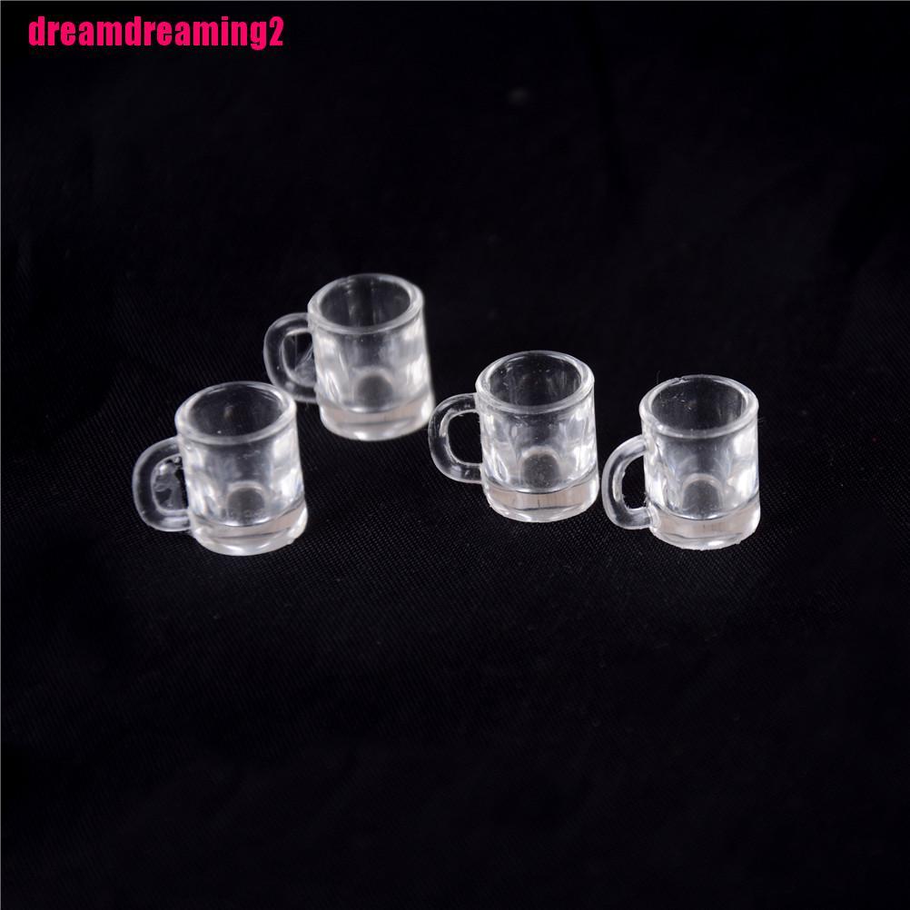 Bộ 4 Ly Uống Nước Đồ Chơi Cho Búp Bê