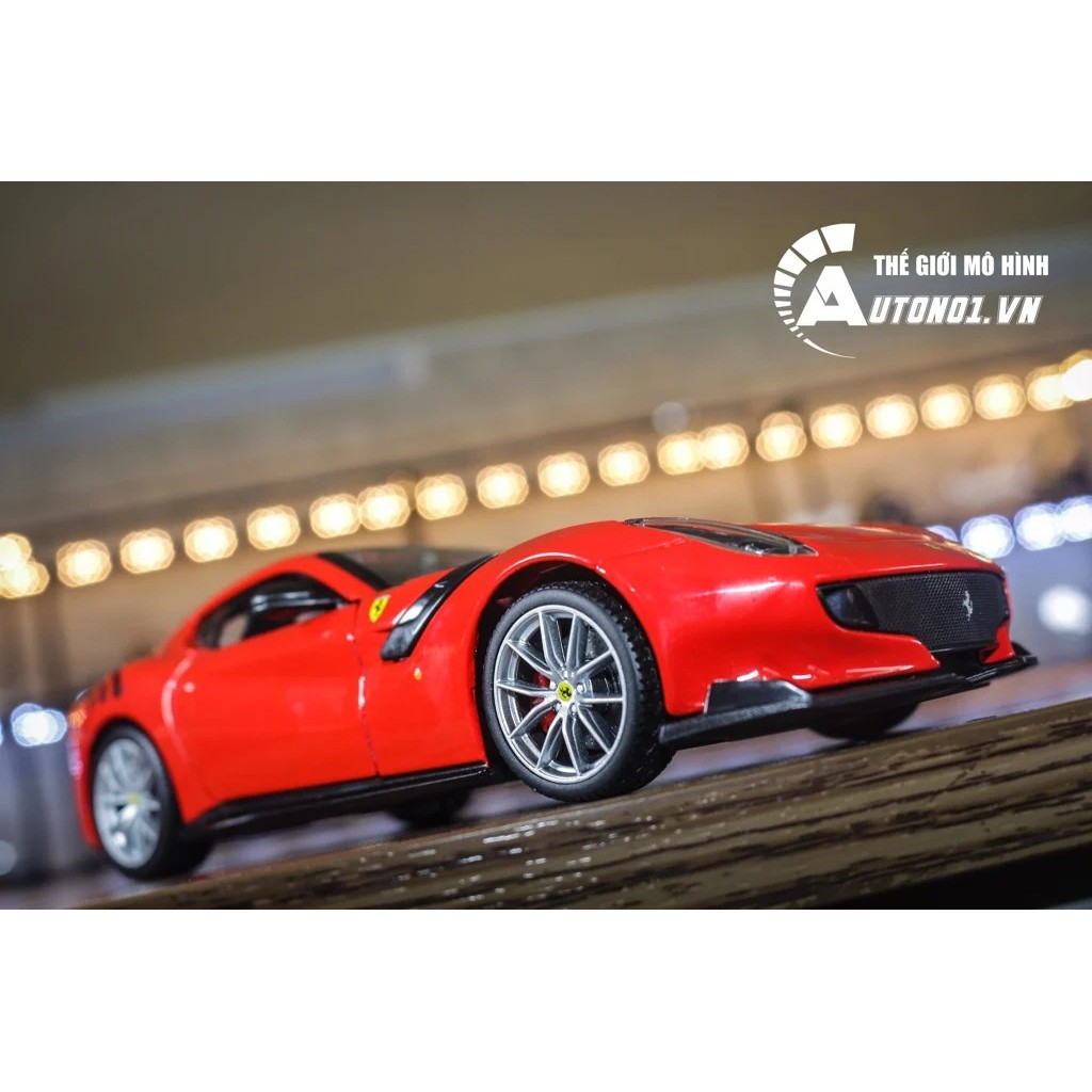 MÔ HÌNH XE FERRARI F12 TDF RED 1:24 BBURAGO 4462