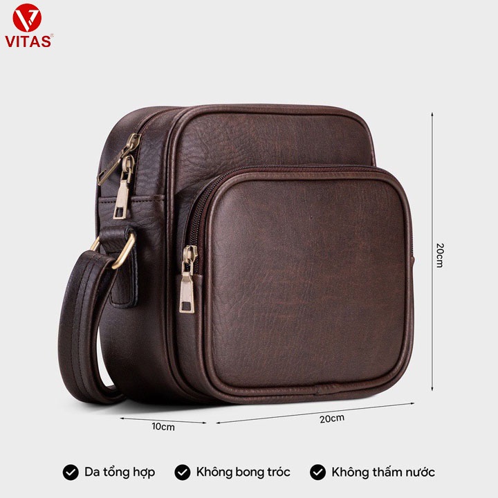 Túi đeo chéo nam phong cách lịch lãm VITAS VT-155