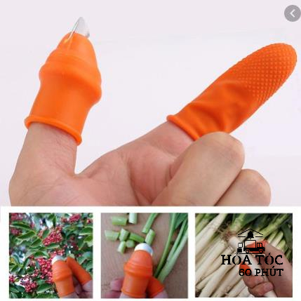 Ngón Cái Bấm Cắt Rau Củ - Nạo Gọt Tiện Lợi Chống Bẩn Móng Tay