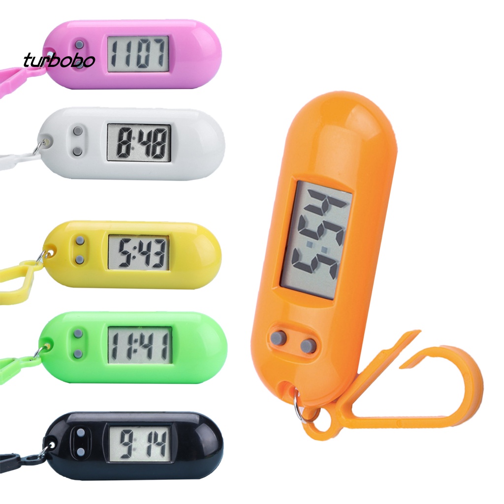 Turbobo Đồng Hồ Điện Tử Màn Hình LCD Để Bàn Tiện Dụng