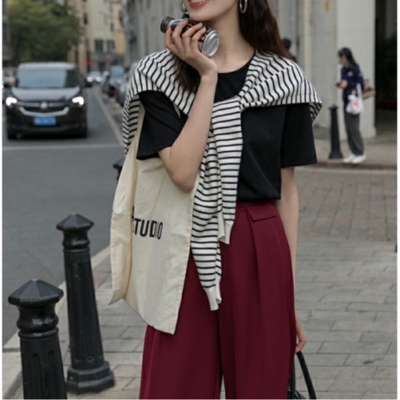 Áo thun nữ COTTON trơn BASIC MENINA thời trang, phong cách Hàn Quốc