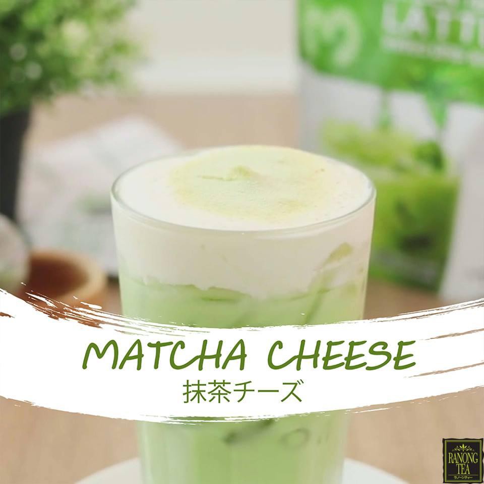 🍵 Bột Trà Sữa Matcha Latte Thái Hoà Tan 3in1 Ranong Tea 500G Thái Lan