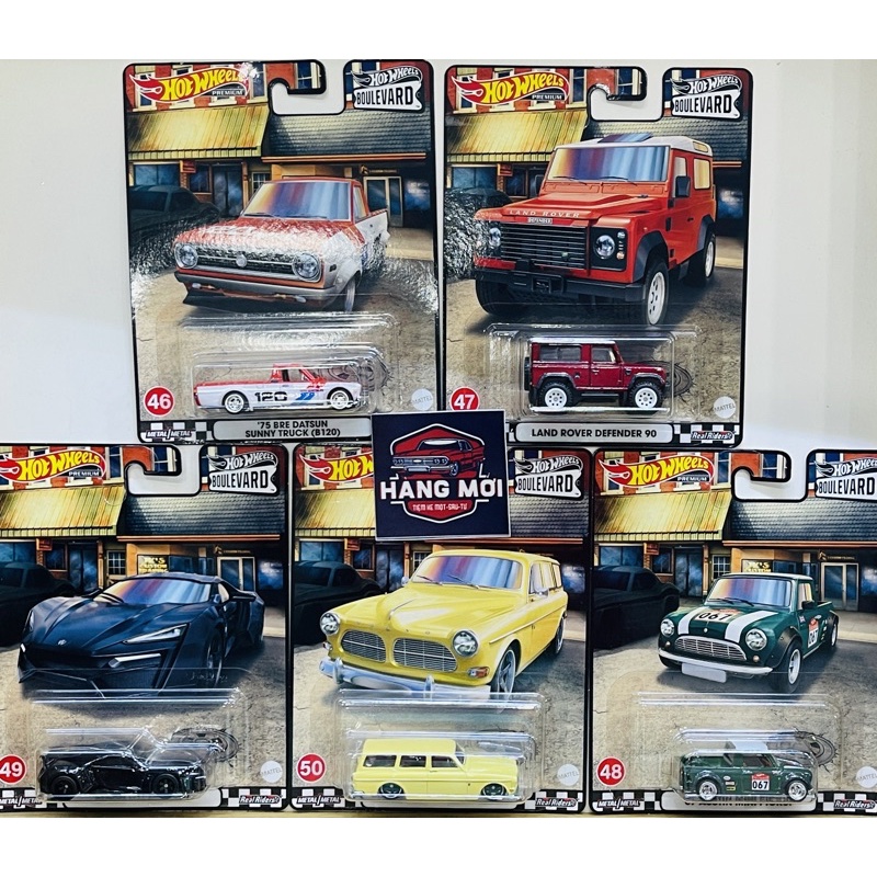 Hobby Store xe mô hình Hot Wheels Premium Boulevard 2022 Set Lẻ