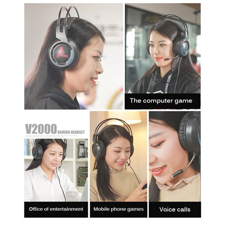 Thiết Bị Hỗ Trợ Âm Thanh - Tai Nghe Game Thủ Có Mic Đàm Thoại , Kèm 3 Jack Cắm Chuyên Dụng Phù Hợp Cho Người Dùng