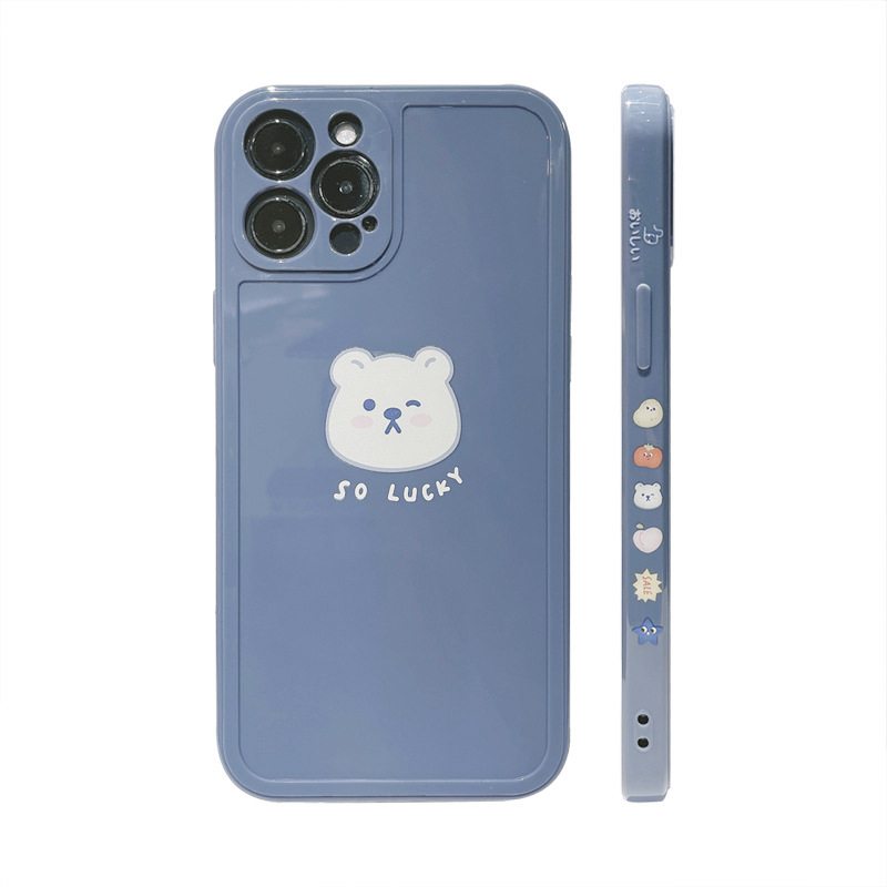 Ốp lưng iphone Ốp điện thoại cạnh vuông cho Iphone6/6plus/6S/6S plus/6/7/7plus/8/8plus/X/XS/XS Max/1 Dinuo case/TX