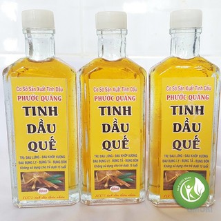 Tinh dầu quế 60ml phước quảng nguyên chất chai dẹt