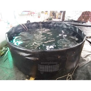 Ao lót bạt nuôi tôm cá đường kính 3m