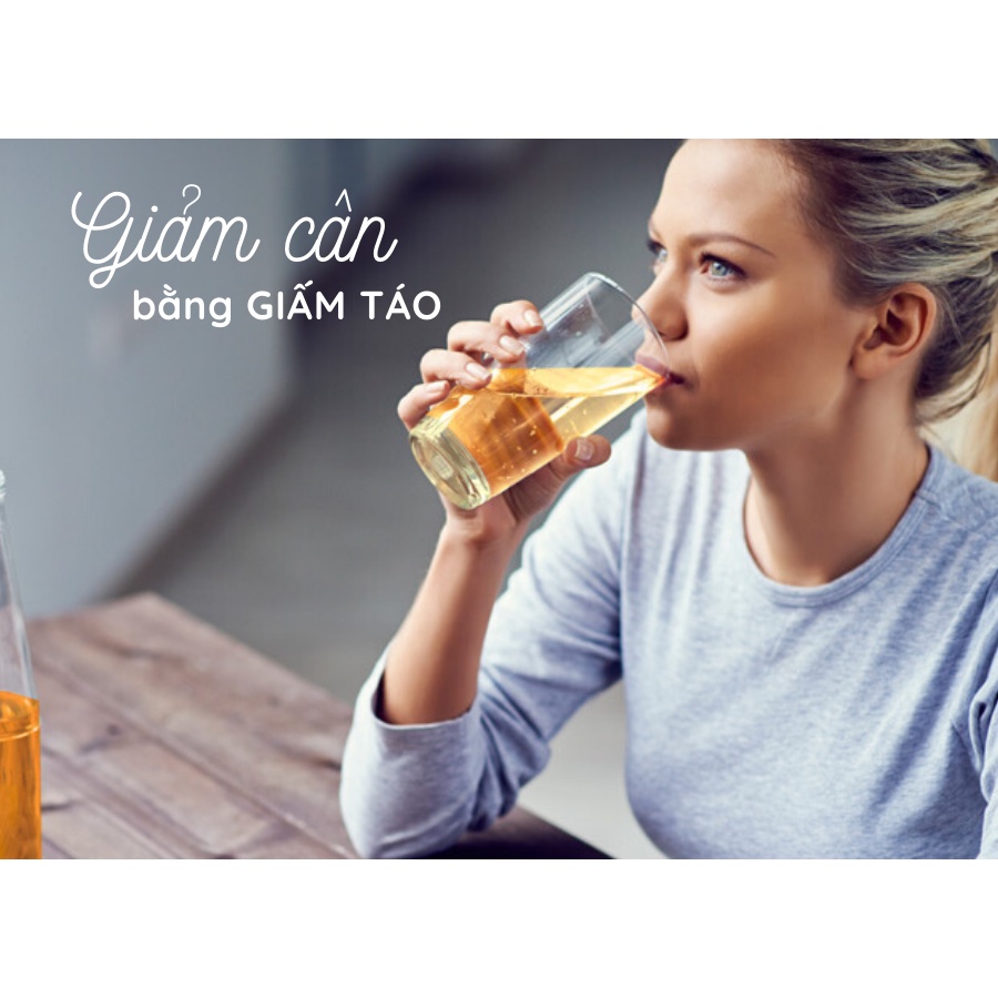Giấm táo tự nhiên Viethealthy 1 lít túi tiện lợi