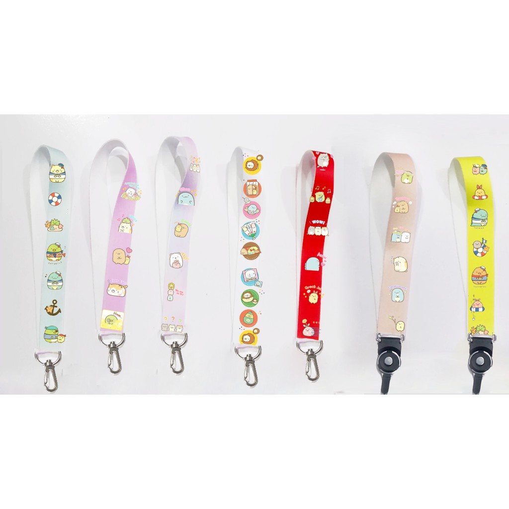 dây strap sumikko STI13 hoạt hình dây treo thẻ name tag ngắn cute dễ thương 15cm