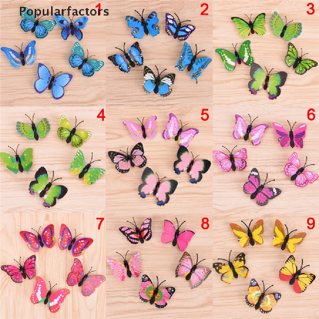 Bộ 5 Kẹp Tóc Hình Bướm Dễ Thương