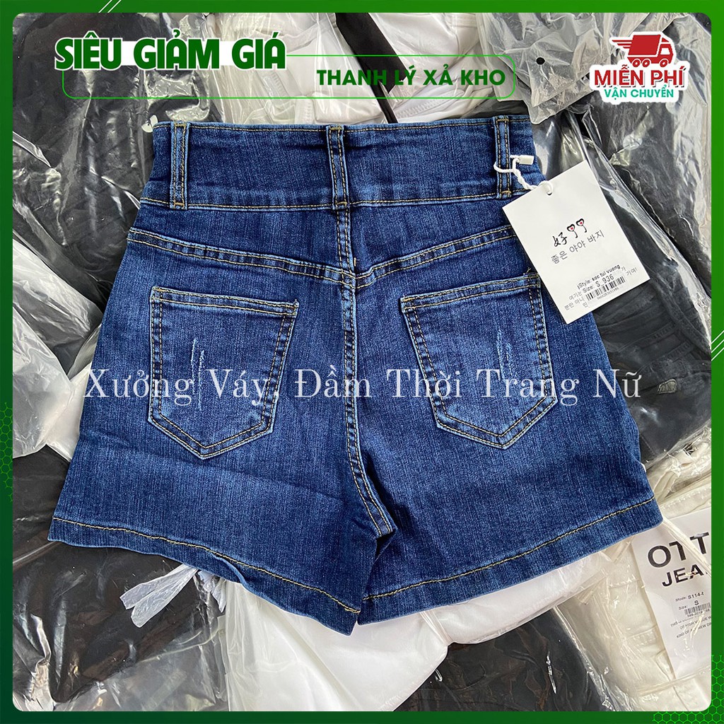 ✅Ảnh thật của shop 100% ✅ 🍁Quần Short jean nữ🍁chất bò trơn mềm xinh xắn🍁jean xanh | BigBuy360 - bigbuy360.vn
