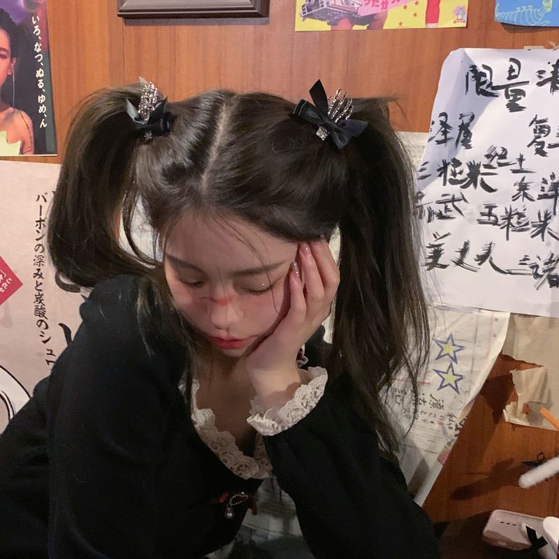 Kẹp Tóc Hình Nơ Phong Cách Halloween Dễ Thương Cho Bé Gái