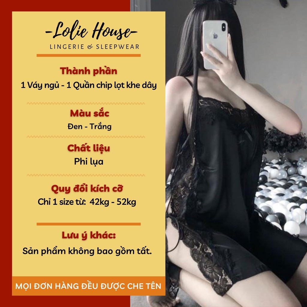 Đầm ngủ 2 dây sexy - Váy ngủ sexy đan dây hai bên hông gợi cảm LOLIE HOUSE - VN6 | BigBuy360 - bigbuy360.vn